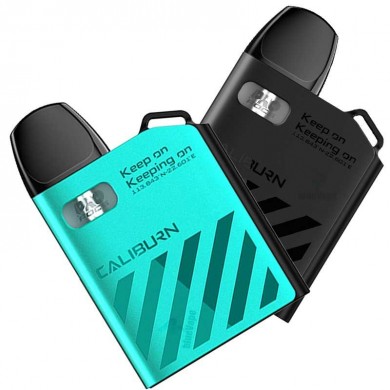 Uwell Caliburn AK2 Pod cihazı, Turkuaz ve Siyah renk seçenekleri.