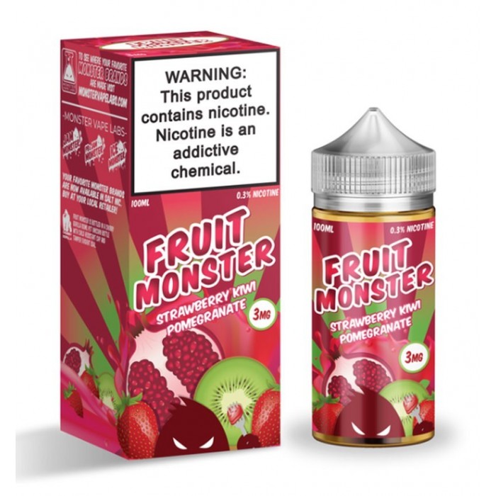 Monster Vape Strawberry Kiwi Pomegranate 100ml