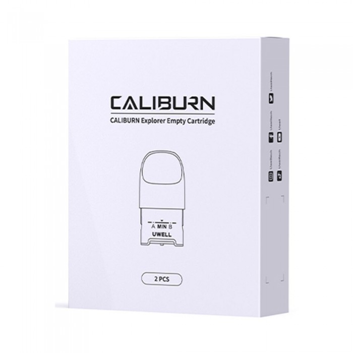 Uwell Caliburn Explorer Boş Kartuş 2 Adet Beyaz Kutu