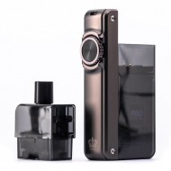 Uwell Crown B Pod 35W koyu gri/siyah elektronik sigara cihazı ve kartuşu.