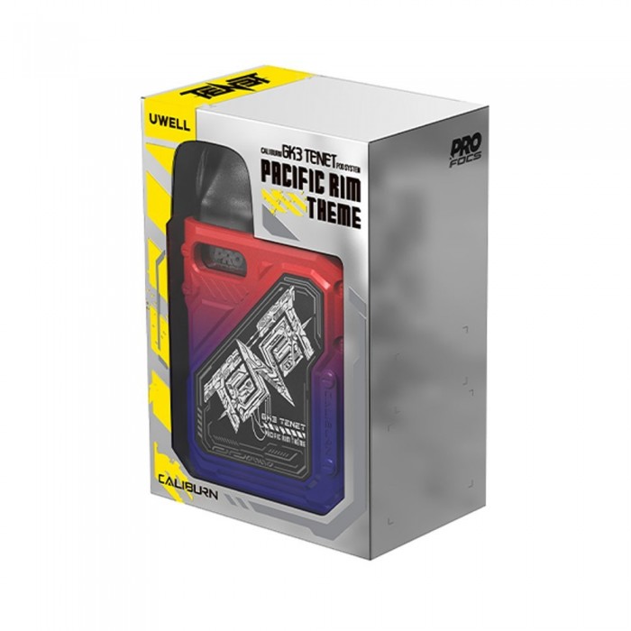 Uwell Caliburn GK3 Tenet Kılıf Pasifik Rim Temalı Kırmızı Mavi