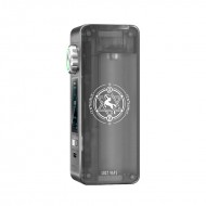 Lost Vape Centaurus N100 Mod, gri, şeffaf gövde, elektronik sigara