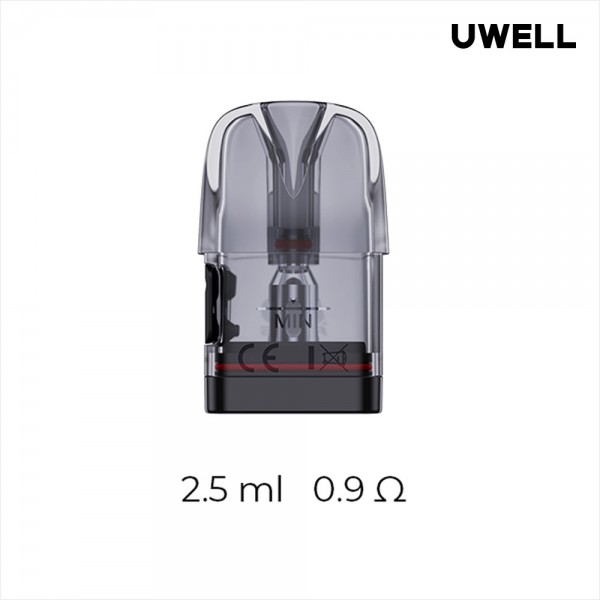 Uwell Caliburn G3 Kartuş 2.5ml 0.9Ω, Şeffaf Yedek Coil
