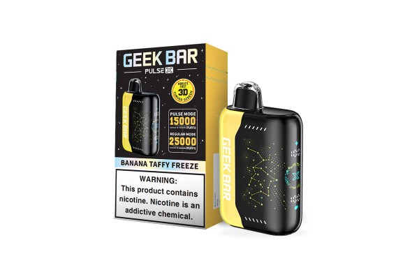 Geek Bar Pulse X Banana Taffy Freeze