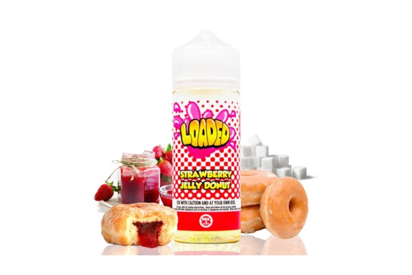 Loaded Strawberry Jelly Donut 120ml