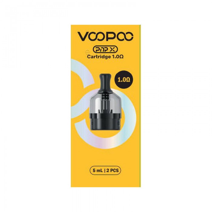 Voopoo PnP X MTL Kartuş 1.0Ω, 5ml, siyah, paket içeriği