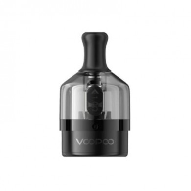 Voopoo PnP X MTL Kartuş siyah, şeffaf tanklı yedek kartuş.