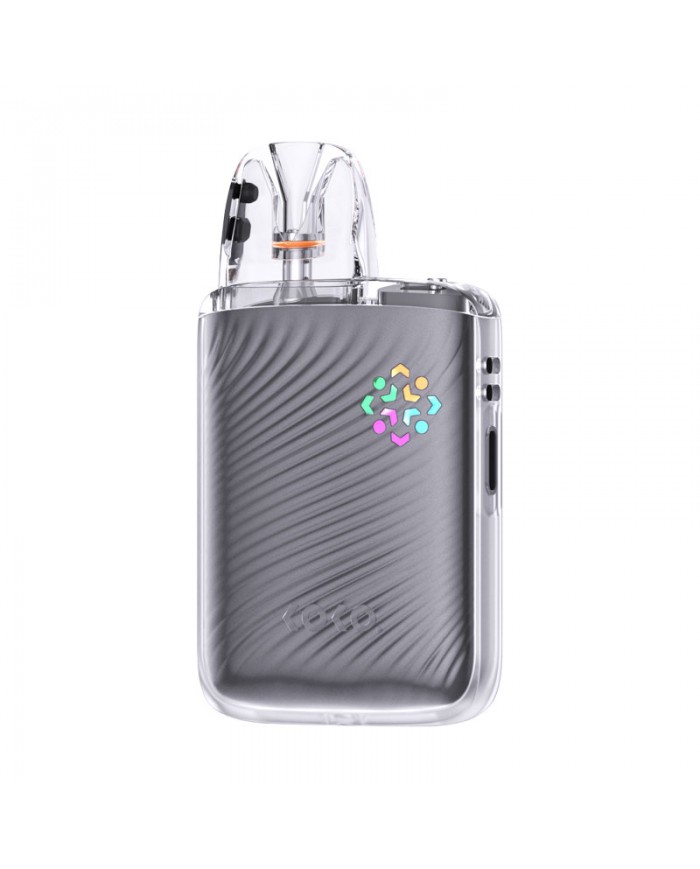 Uwell Caliburn G5 Lite KOKO Pod 35w gri, şeffaf kartuşlu pod cihaz.