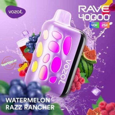 Vozol Rave 40000 Watermelon Razz Rancher