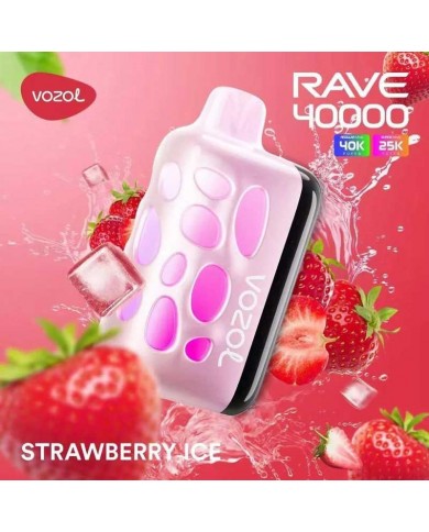 Vozol Rave 40000 Strawberry Ice