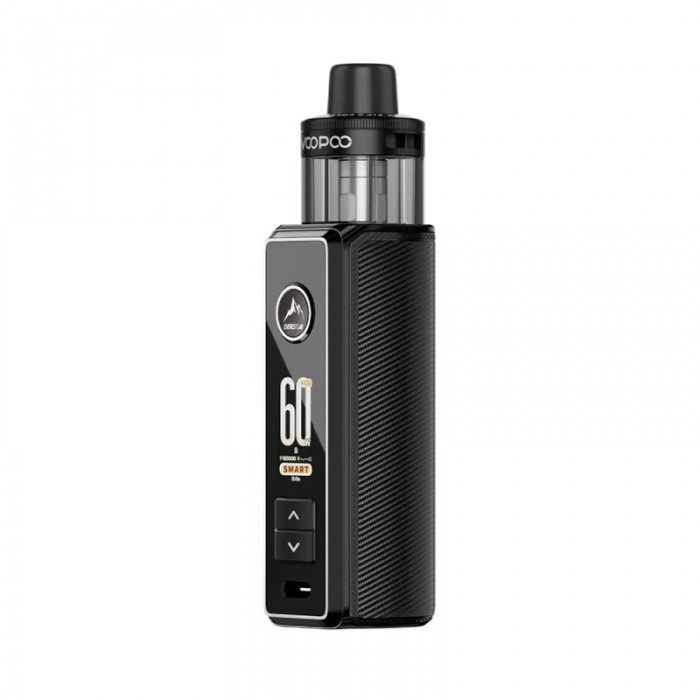 Voopoo Drag S3 Pod 60W Siyah elektronik sigara cihazı.