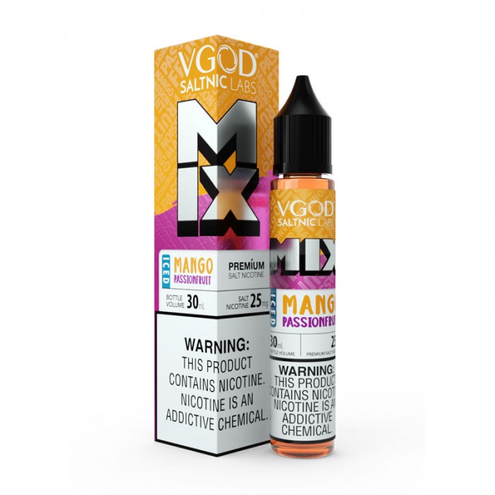 VGOD Saltnic Labs Iced Mango Passionfruit 30ml 25mg Salt Likit