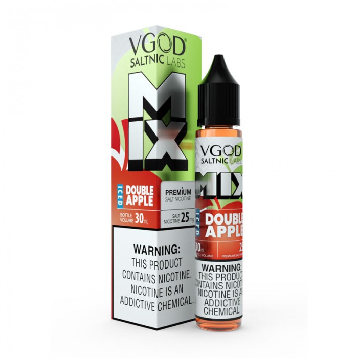 VGOD Saltnic Iced Double Apple 30ml Premium Salt Likit 25mg