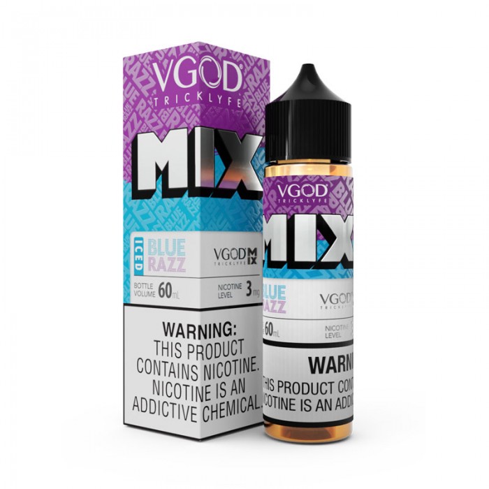 VGOD Mix Iced Blue Razz Likit 60ml