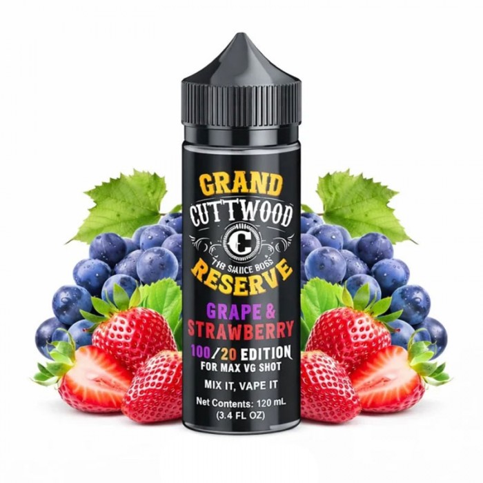Cuttwood Grape Strawberry Likit 120ml